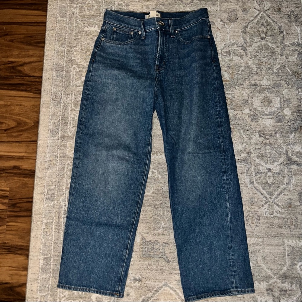 Madewell Women’s Straight Blue Jeans